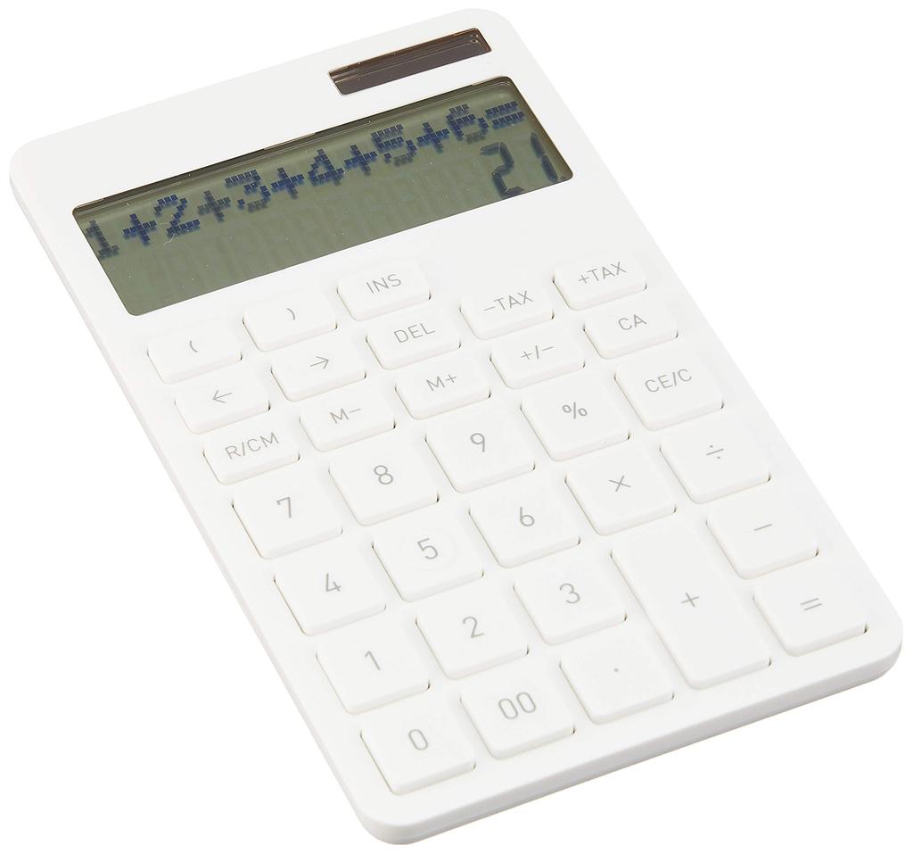 Asuka Calculator Formula Display Calculator Calculable C1242W White ()