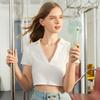 Mini portable fan with power bank function and flashlight 2000mAh - green
