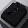 Men's Autumn Long-Sleeve Knit Sweater - Fashionable Lapel Jacquard Top