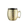 Медная кружка для Moscow Mule из нержавеющей стали с чеканкой, с двойными стенками и вакуумной изоляцией
