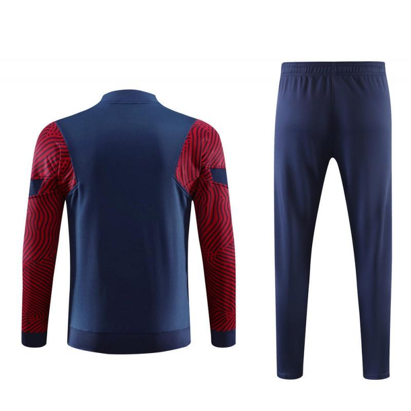 Men Women Kids Long Sleeve Soccer Training Jersey Set Team Sports Uniform Winter