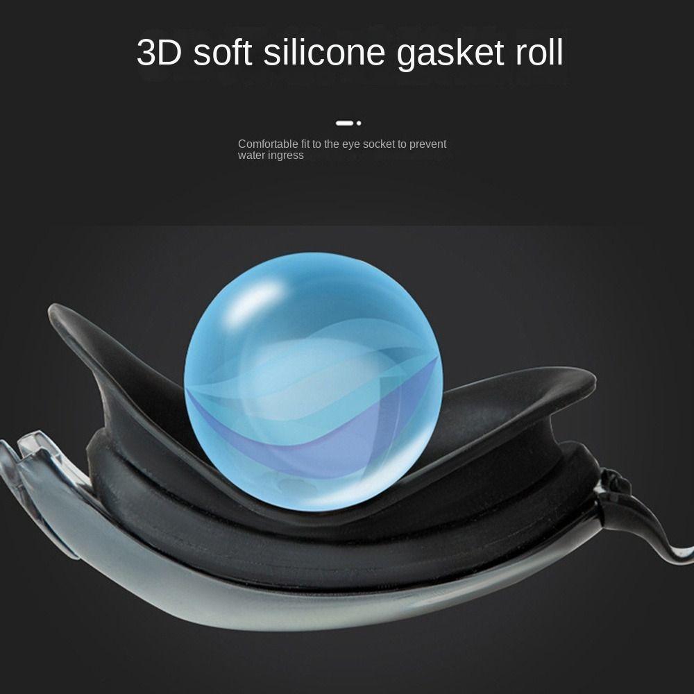 with Nose Clip, and Ear Plugs Silicone Swim Cap Adjustable Diving Eyewear  Water Sports