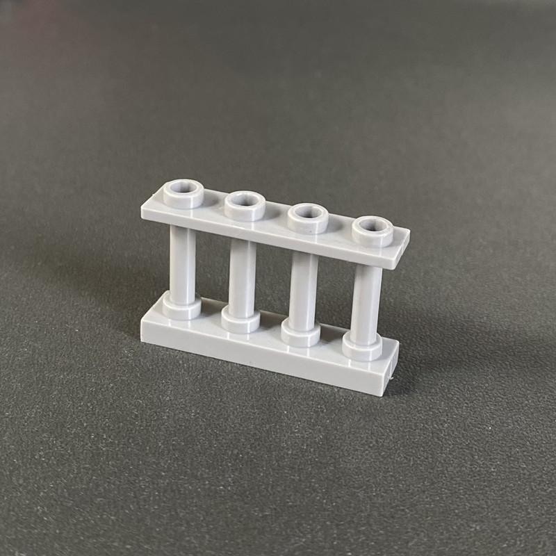 Совместимый строительный блок 15332 30055 Мелкие строительные блоки Аксессуары Строительные детали 1X4X2 Маленькие перила Ограждение Забор