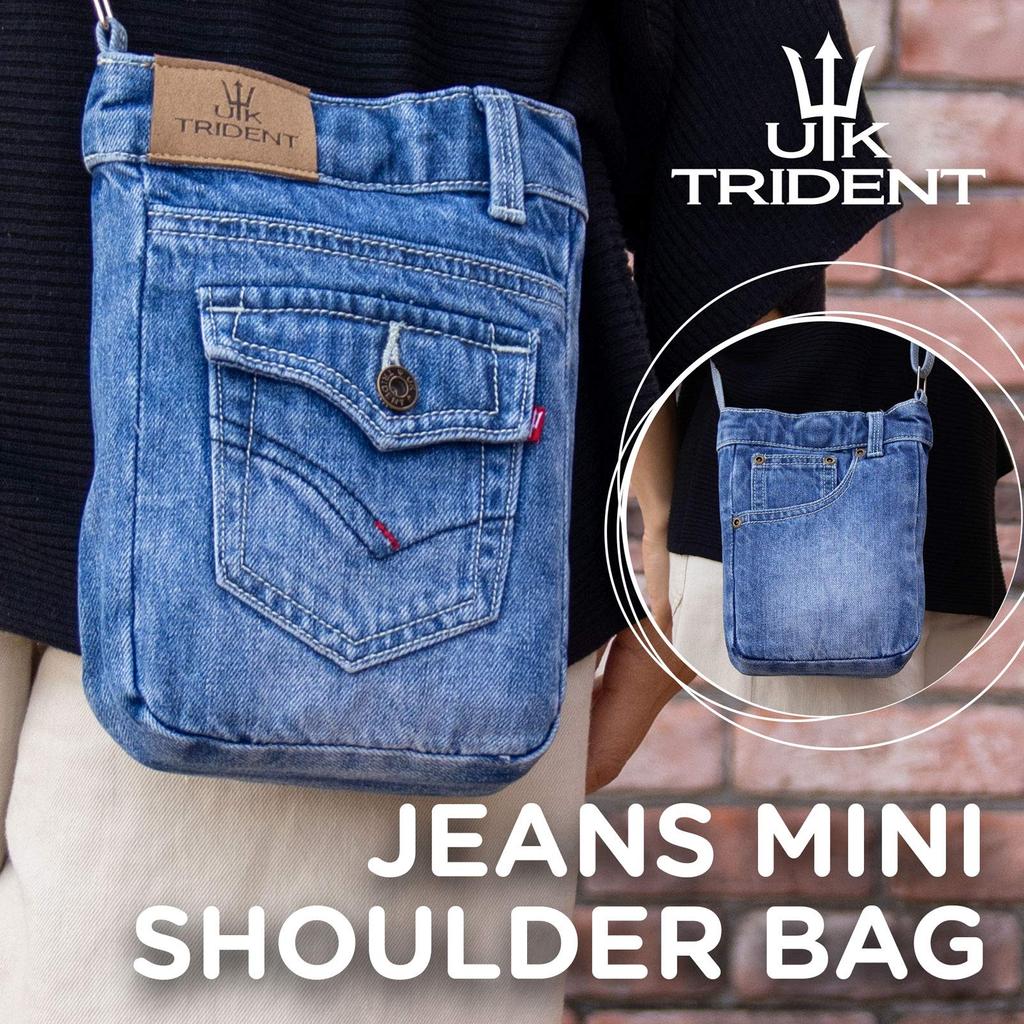 Женская вертикальная сумка-чехол на плечо Trident Denim для смартфона, легкая, с ремешком через плечо, популярная у женщин, обновленный стиль