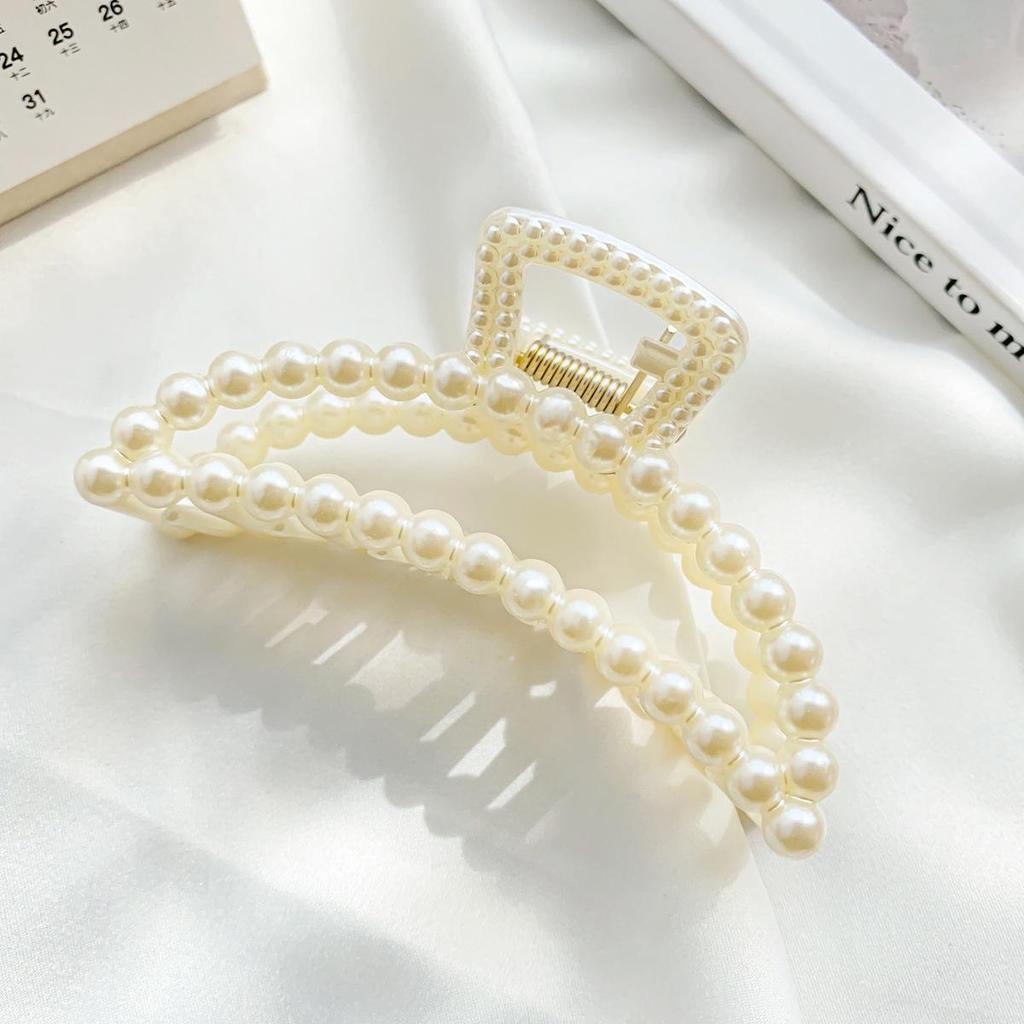 Элегантная заколка для волос с жемчужинами - корейская модная шпилька и аксессуар для головного убора
