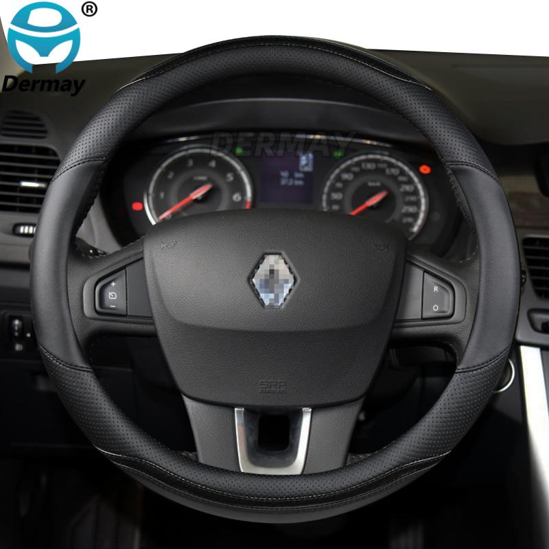 Чехол на руль для Renault Scenic Clio Laguna 2 3 4 5 Kangoo Fluence Megane Trafic Talisman Twingo Kaptur Car