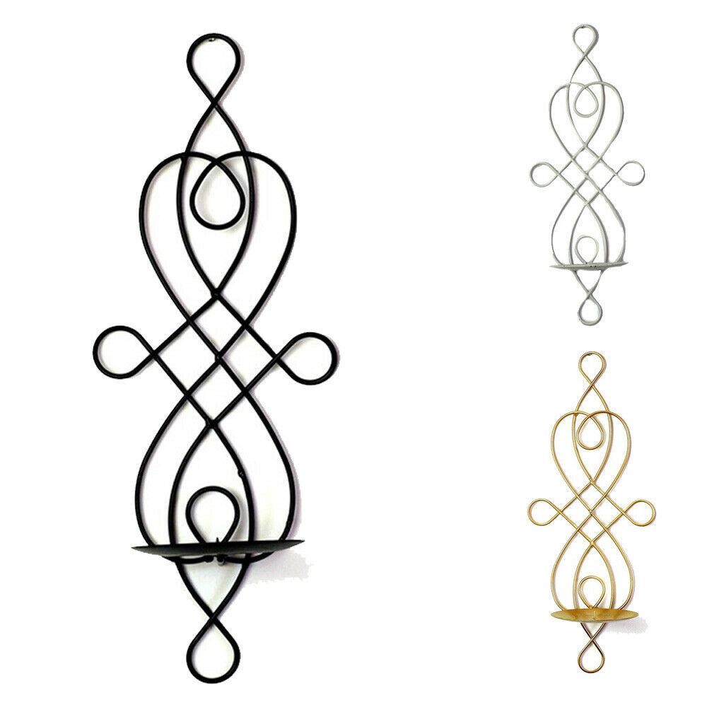 Железный подсвечник в скандинавском стиле, настенный подсвечник, декор для дома и комнаты