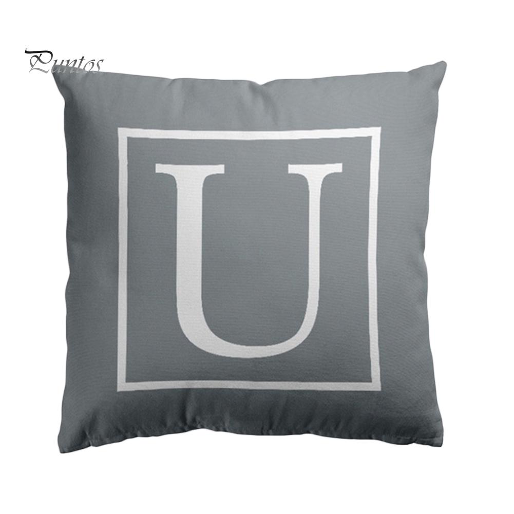 45x45 см наволочка с английским буквенным принтом, чехол, подушка для домашнего дивана-кровати, декор автомобиля