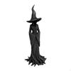 Halloween Witch Statue Resin Sculpture Decorative Collectible Figurine Desktop Ornament for Tabletop