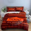 Wolf emblem with stripes. Bedding sets Duvet cover sets Duvet covers Pillowcases(1* Duvet Cover 2* Pillowcases without duvet insert)