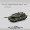 1:72 Creative Military Series Germany Leopard 2 Main Battle Tank Model Building Blocks DIY Assembled Toys For Boys Xmas Gifts