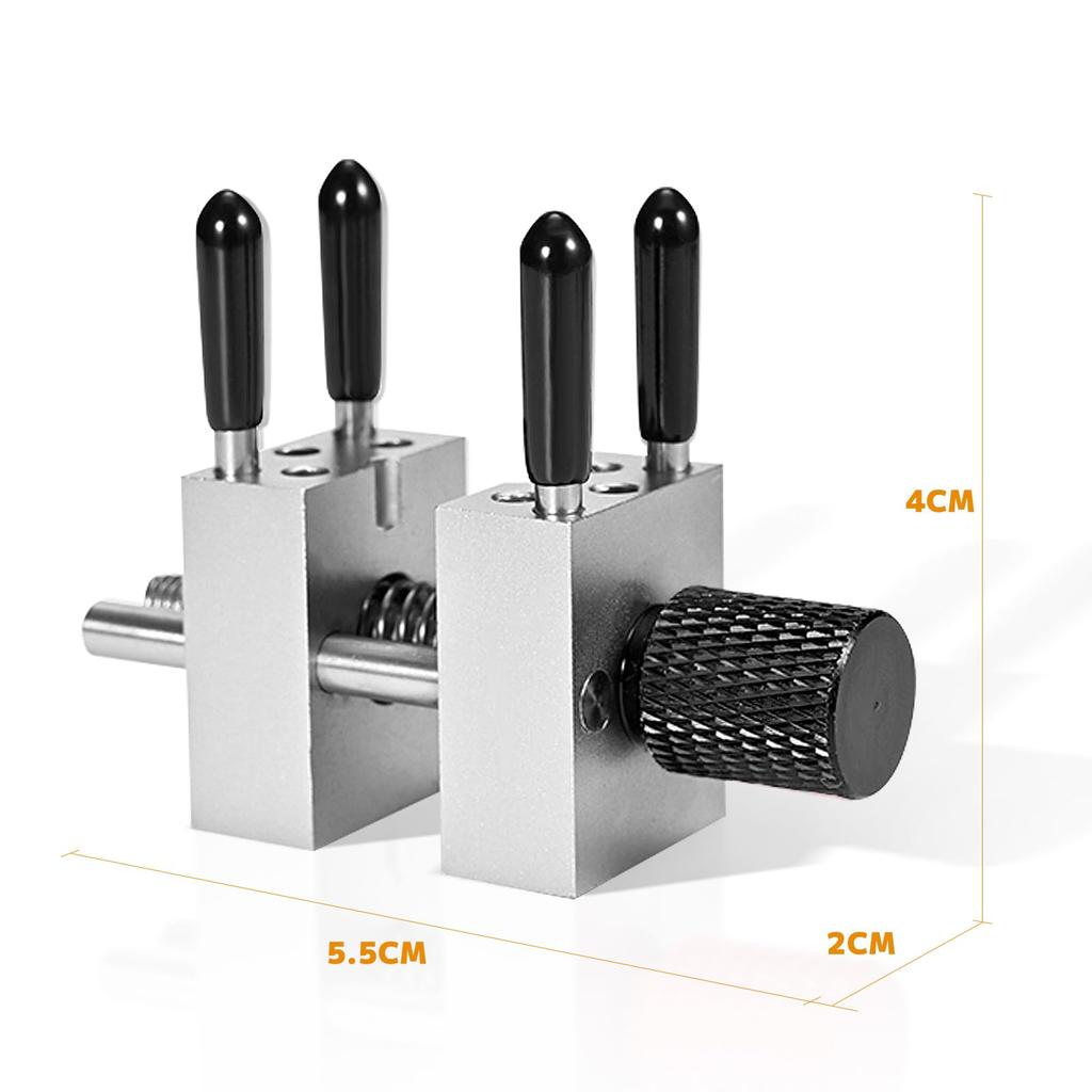 CMD Mini Metal Vise, Plastic Model Tool, Desktop Vise, Mini Vise, High Precision, For Fine Work, Model Clamping, Fixing (B: Black)