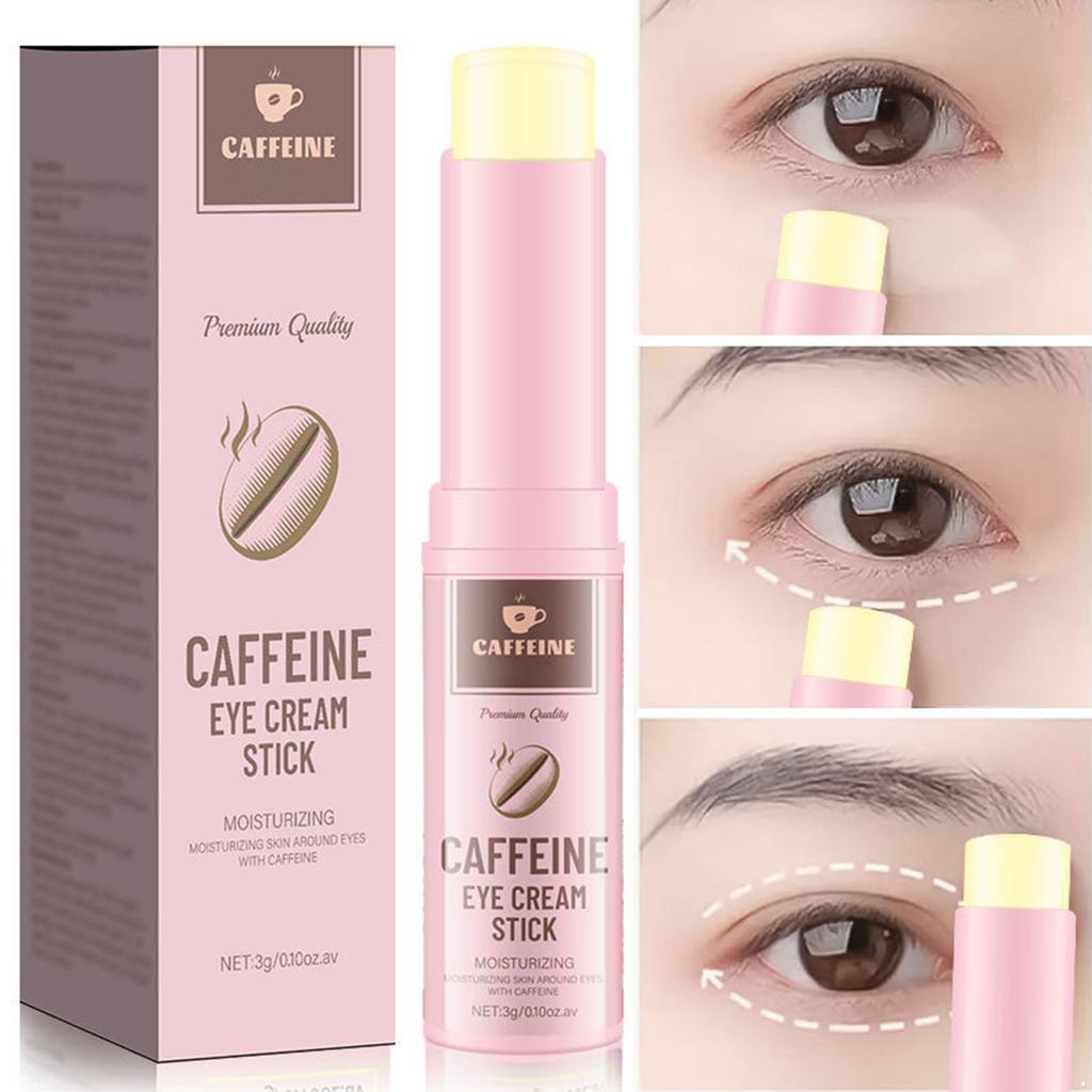 Daily Moisturizing Eye Stick – 3g Caffeine Formula, Soothing Under-Eye Cream for Tired-Looking Eyes