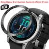 Watch Bumper Cover Ring Bezel For Garmin Fenix 8 47mm 51mm Bezel Metal Case Cover Protector Anti Scratch Fenix 8 51 Accessories