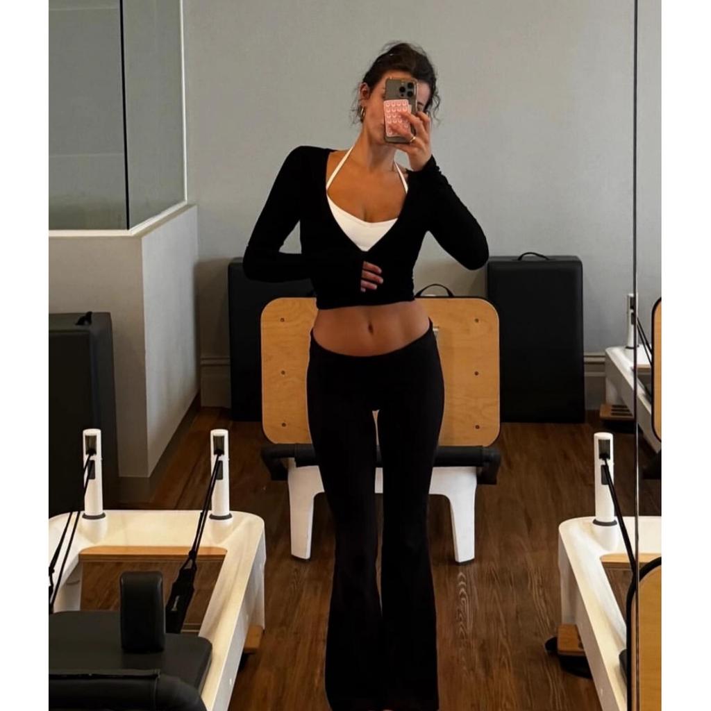 Европейский и американский кардиган на шнуровке с длинным рукавом: Эластичная, Утягивающая, Одежда для йоги и пилатеса (1777 г.)