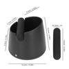 Durable Silicone Espresso Knock Box Large Capacity Knock Box Removable Knock Bar Knockbox  Home Use