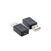 Адаптер Micro USB Female to USB OTG для зарядки телефона Android - черный