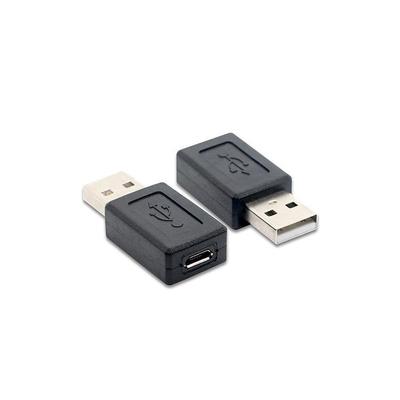 Адаптер Micro USB Female to USB OTG для зарядки телефона Android - черный