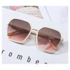 Очки Trend Ретро Металлические солнцезащитные очки в полуоправе Уличная съемка Европа и США Солнцезащитные очки женские с защитой от ультрафиолета.