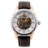 [Ticento]Skeleton automatic leather watch TS60011WTCH, Korean Luxury Watches