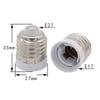 2/5pcs AC 110V 220V E27 To E17 Screw power Socket Base Holder LED light bulb Halogen CFL adapter Converter for E27/E17