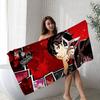 Горячая Видеоигра P-Persona 5 Аниме Пляжное Полотенце для Купания Мягкое Впитывающее Салфетка Детские Подарки для Детей Путешествия Кемпинг Тренажерный Зал