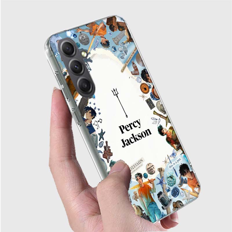 Чехол для телефона P-Percy J-Jackson Poseidon Camp Half-Blood для Samsung A16 A26 A36 A56 A17 A37 A57 A07 A06 A02S A03 A04S A05S Galaxy