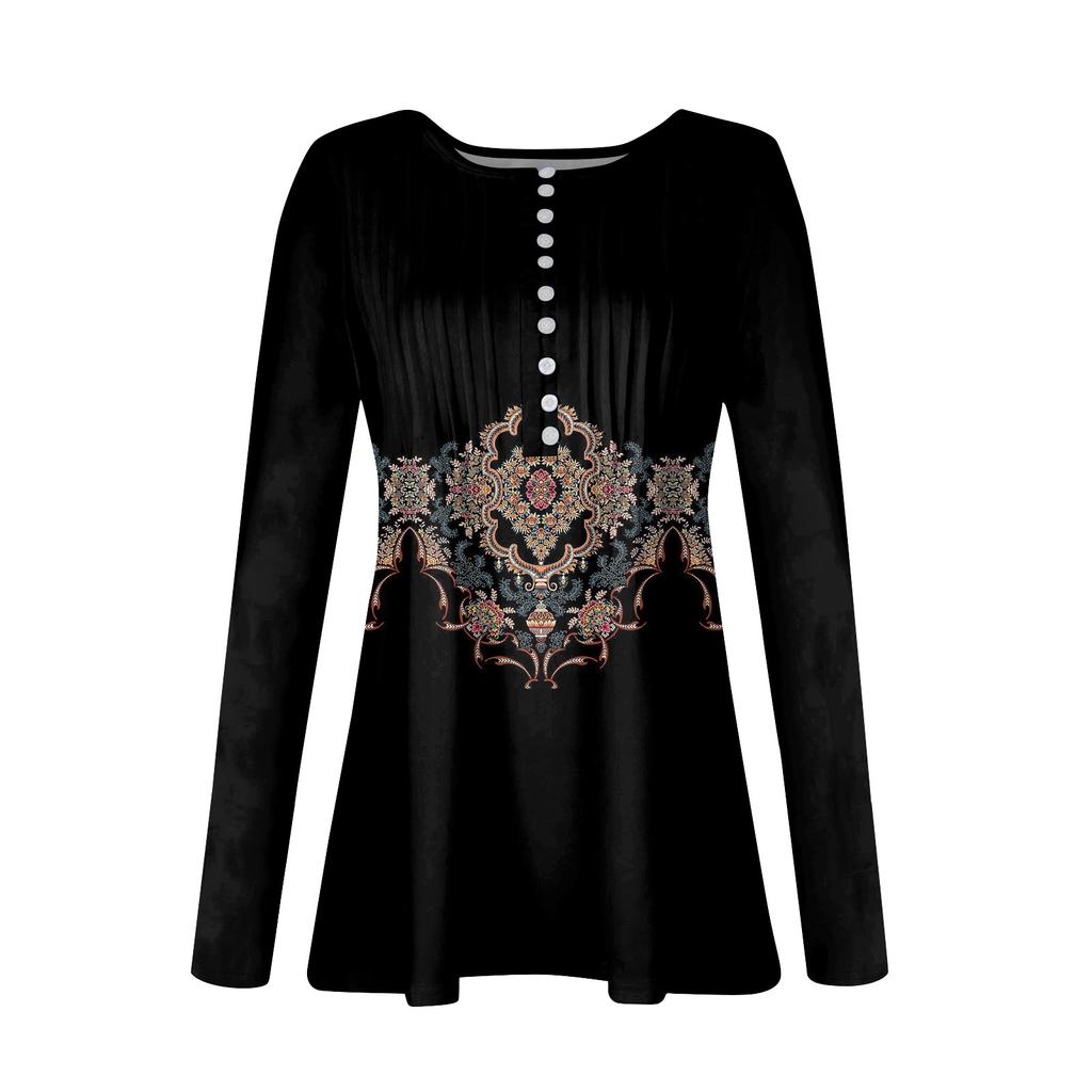 Рубашки с длинным рукавом для женщин, осенняя мода, нарядные повседневные блузки, модные плиссированные туники, топы для леггинсов