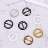 Crafts Garment Accessories Clothing Decor Shirt Button Belt Buckle Scarf Clips Ring T-shirt Clips