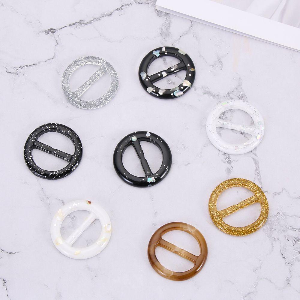 Crafts Garment Accessories Clothing Decor Shirt Button Belt Buckle Scarf Clips Ring T-shirt Clips