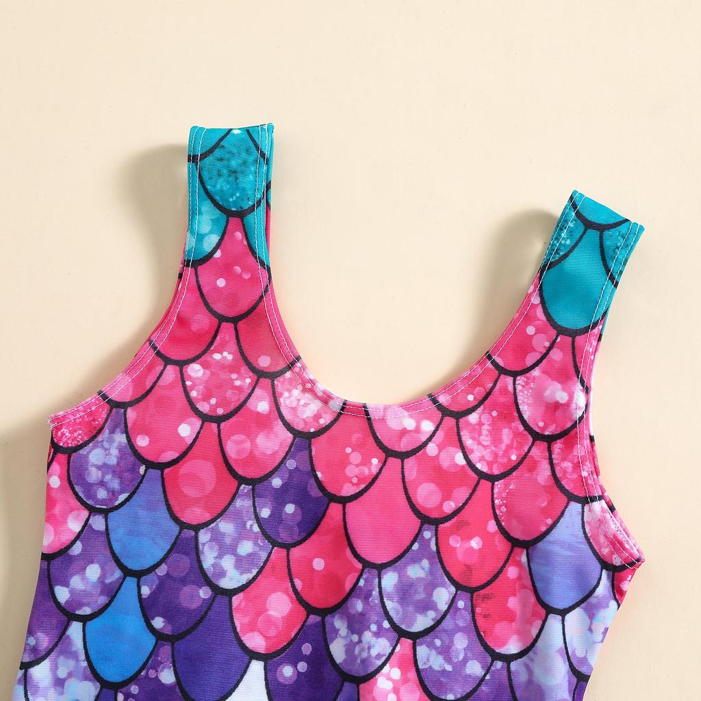 Купальник детский Русалочка - Милый пляжный наряд маленькой принцессы