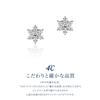 K10 White Gold Earrings [Yondo Sea] 4℃ 11161-615-3208-00-00 Women's