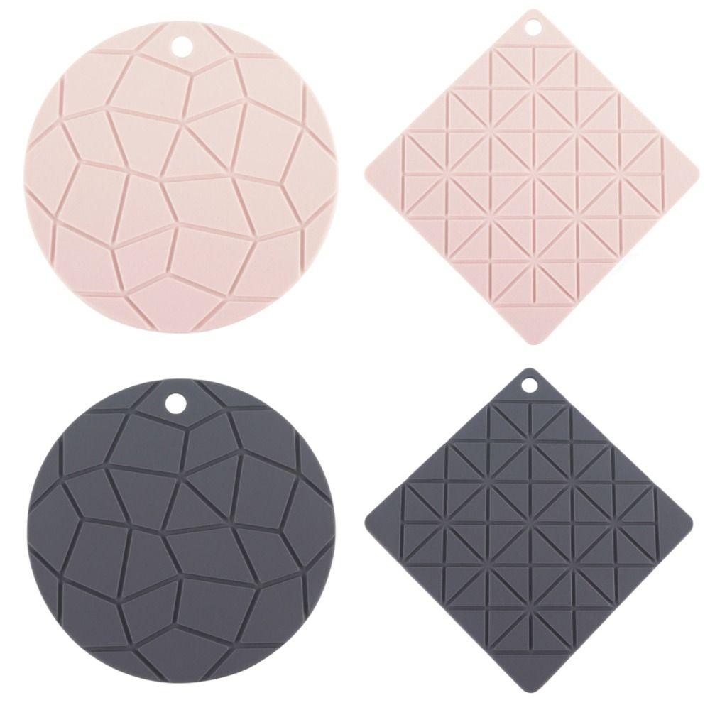 Non Slip Silicone Pot Mat Foldable Tableware Pad Table Decoration Dining Table Mat Kitchen