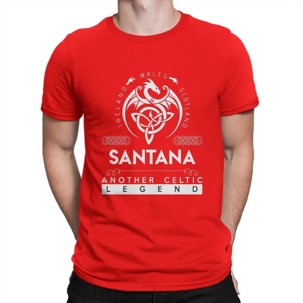 Men's 1960s Latin Rock Band T Shirt Santana Pure Cotton Clothes Novelty Short Sleeve Round Neck Tee Shirt Printing T-Shirt