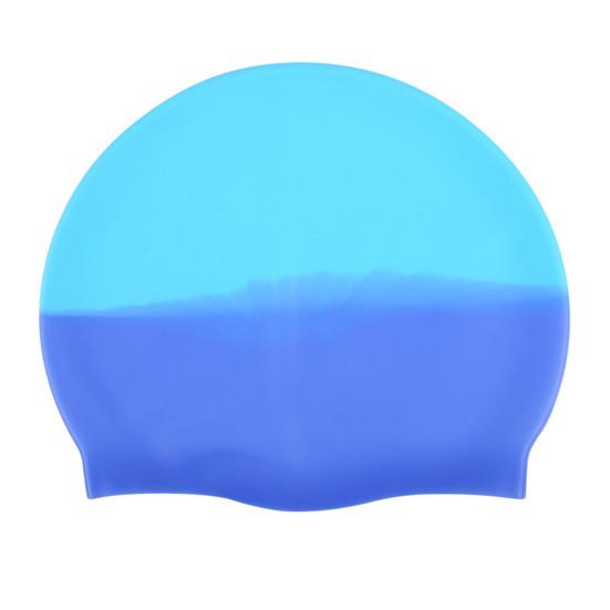 Унисекс взрослая силиконовая шапочка для плавания водонепроницаемая шапочка для бассейна нескользящая шапочка для купания для длинных коротких волос, чтобы сохранить волосы сухими