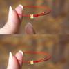 Lucky Red Rope Bracelet Zodiac Gold Plated Rabbit Pendant Hand Knotted Adjustable Charm Bracelet for Men and Women
