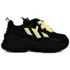 Adidas Originals OZGAIA Outrageous Lemon Low top Chunky Sneakers Women's Black Yellow JQ4110(Team1664-)