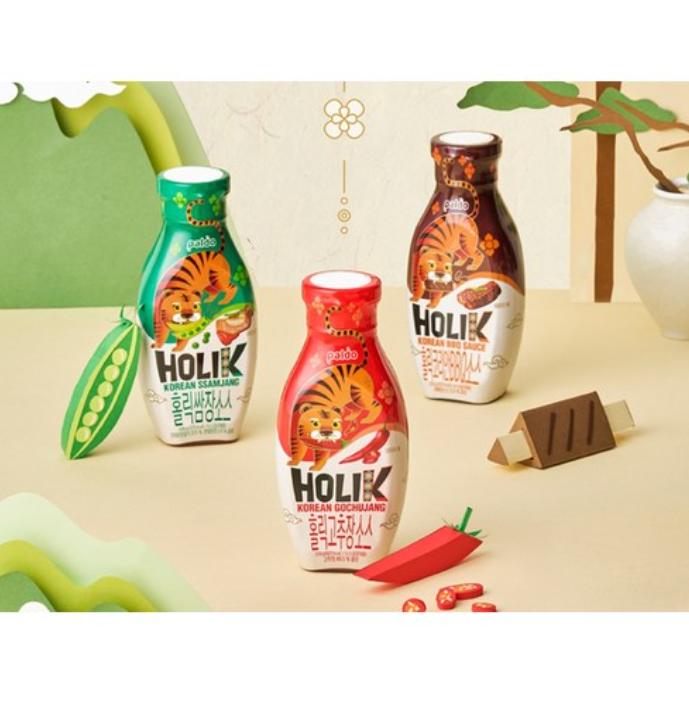Paldo Holic Корейский соус для барбекю 310г / Сладкий и пикантный корейский маринад для барбекю