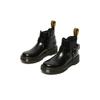 Dr. Martens Wincox Lissome Knight Style Buckle Thick Sole Zipper Chelsea Boots Kids Boots Charcoal-Black 27094001