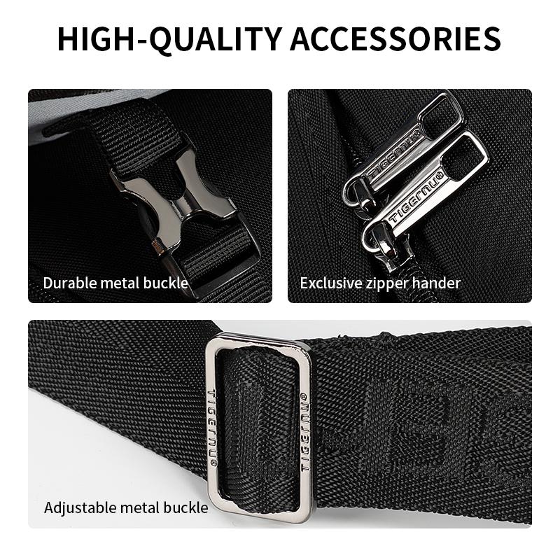 Tigernu Модная мужская сумка через плечо 9,5 л, легкая дизайнерская сумка-мессенджер для мужчин, большая вместительная повседневная сумка-слинг для мужчин