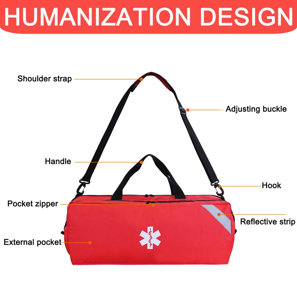 Сумка для травм Семейная медицинская сумка Аварийный пакет Аптечка первой помощи для улицы Аварийный набор Туристическое снаряжение Пустой пакет