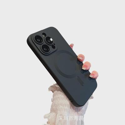 Ультратонкий матовый силиконовый чехол MagSafe для iPhone 16/15 — защита от падений