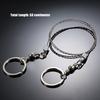 Outdoor Emergency Equipment Survival Gear Tool Kit Stainless Steel Wire Saw Hand Pocket Wire Saws