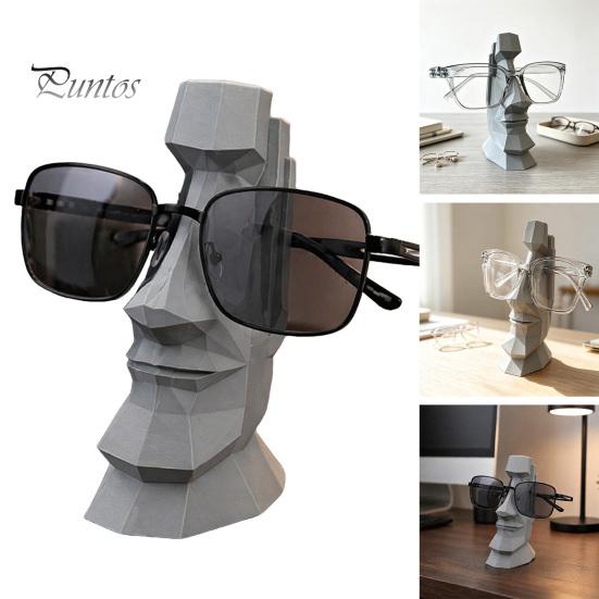 Ручная работа Декор стола Резная подставка для очков, 3D-печатная подставка в форме носа, Уникальная декоративная полка для балконного сада, для стола, офиса и