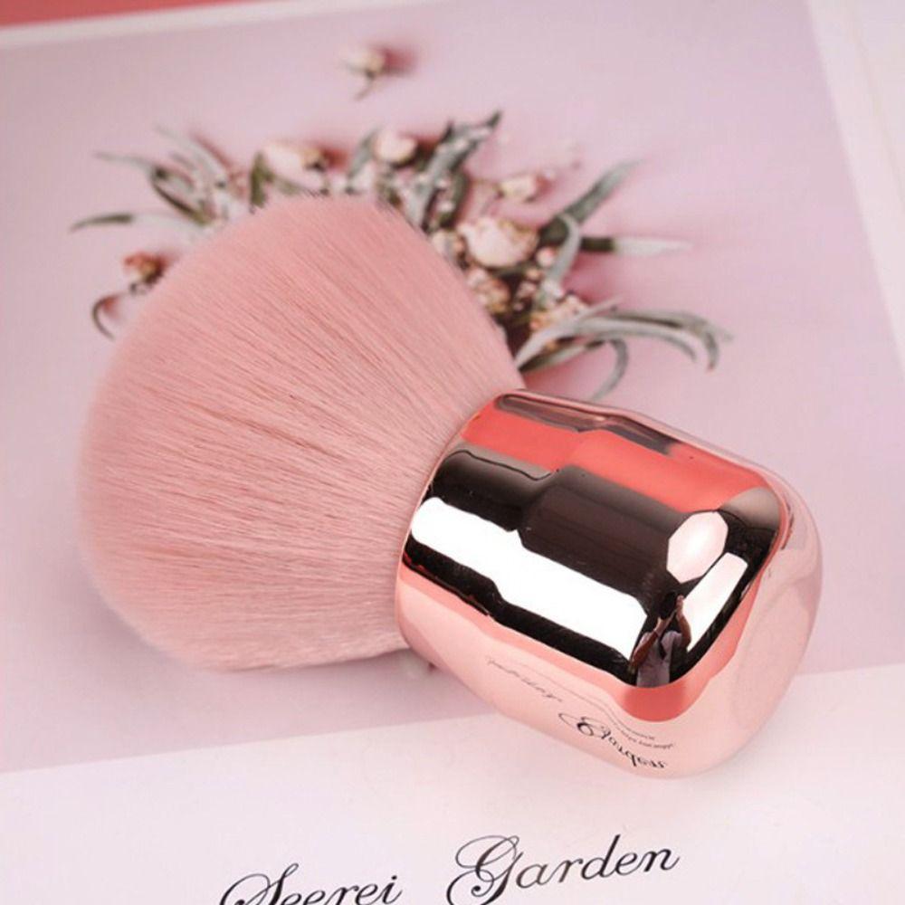 Portable Mushroom Powder Brush Soft Bristles Gel Dust Brush New Nail Dust Brush Manicure