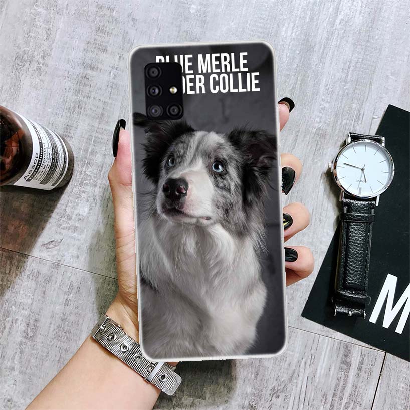 Чехол для телефона Border Collie Clever для Samsung Galaxy A12 A22 A32 A42 A52 A72 A51 A71 5G A41 A31 A21 A02S M12 M21 M31 M30S Fundas