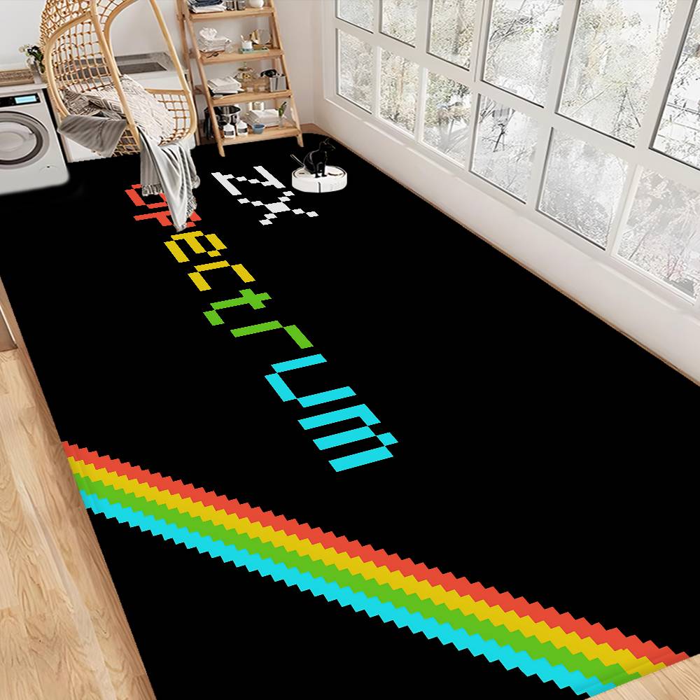 Ретро Коврик для пола Sinclair ZX Spectrum Дешевле Противоскользящий Современная Гостиная Балкон Печатные Прикроватные Коврики