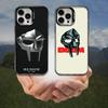 Чехол для телефона Mf Doom Все Заглавные буквы Для iPhone 16,15,14,13,12,11,8,7,Pro,Max,Plus,Mini,XS,SE Противоударный Черный Матовый Жесткий