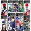 Прозрачный чехол для телефона с принтом Blue Lock Anime для Samsung Z Flip 7 6 5 4 3 Galaxy ZFlip7 ZFlip6 ZFlip5 ZFlip4 ZFlip3 5G Чехол Z Flip 5
