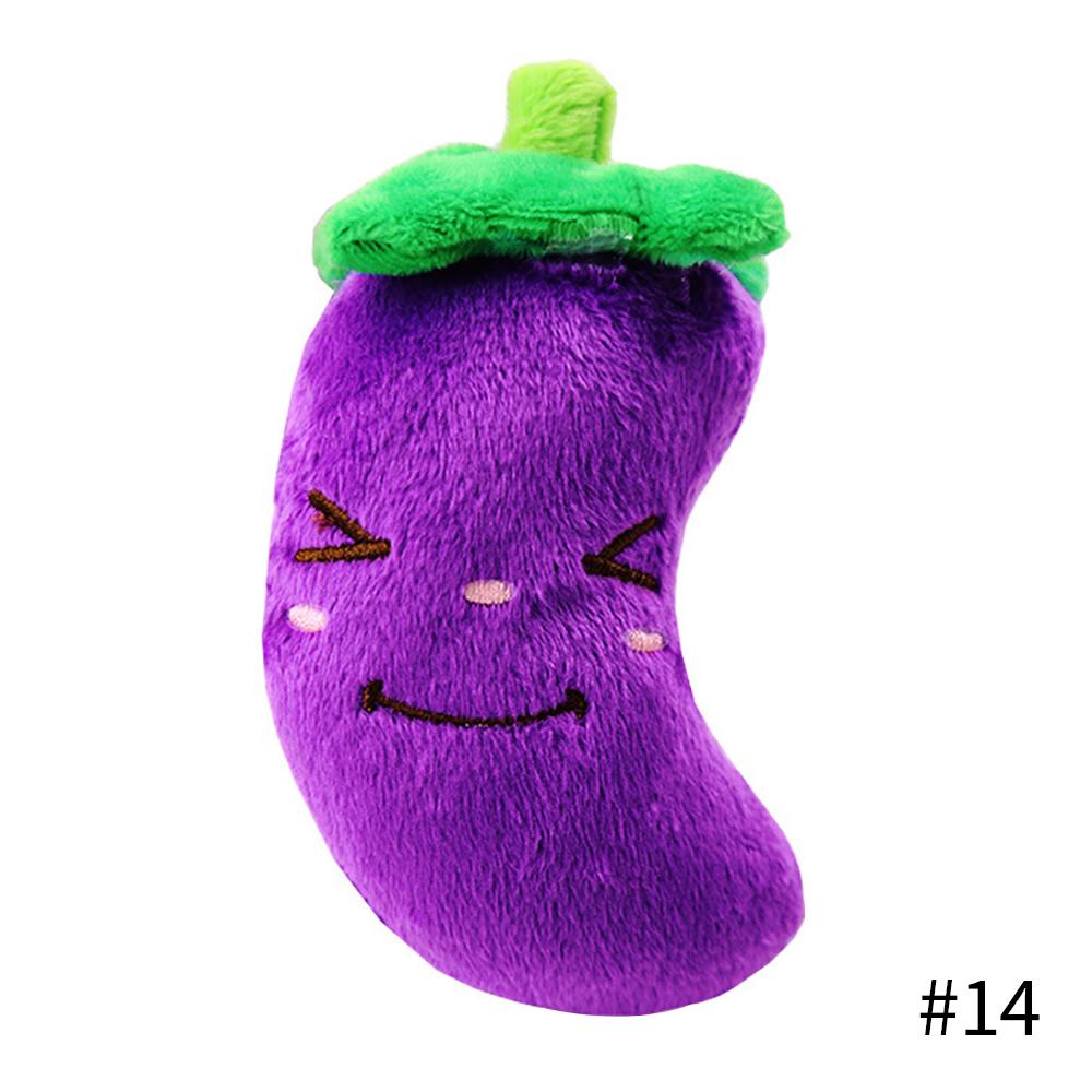 Мягкая пищащая игрушка, игрушки для собак, устойчивая к укусам, чистая игрушка для жевания собак, мяч для дрессировки щенков, фрукты, мультфильмы, животные, товары для домашних животных